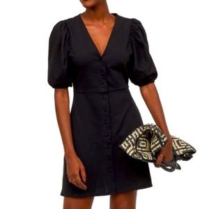 H&M black puff sleeve dress!